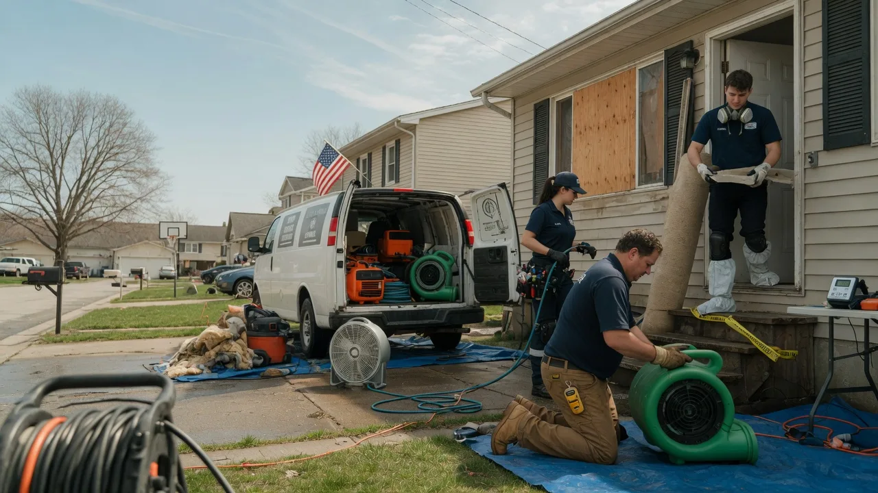 Water Damage Restoration in New Palestine, IN near me